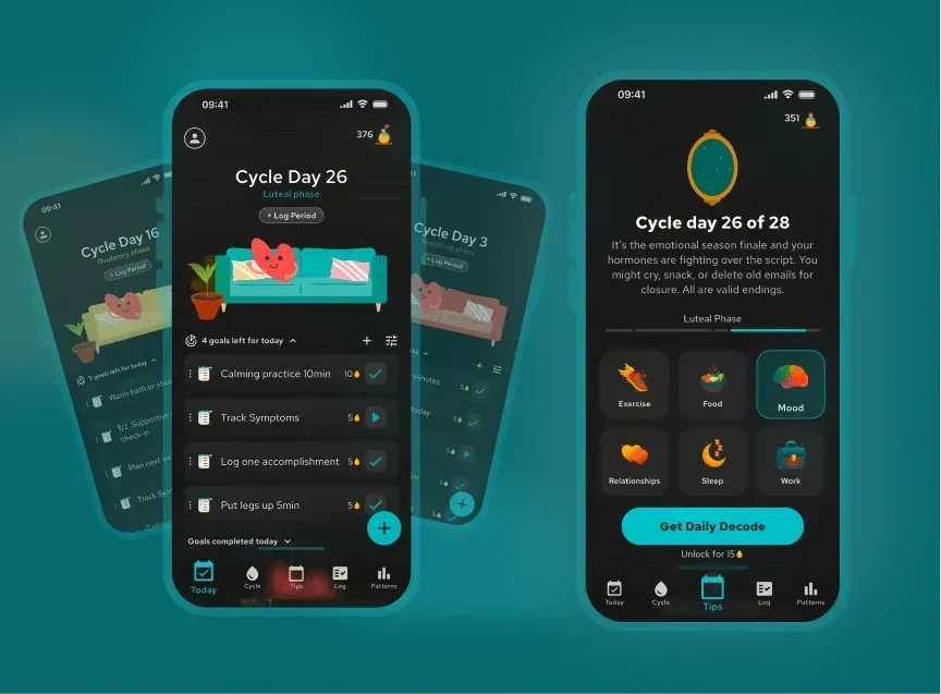 home screens belle app