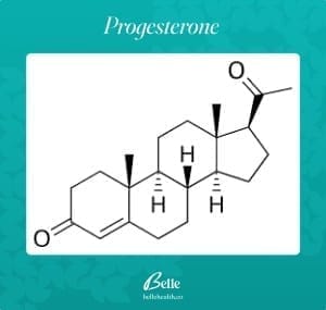 Progesterone molecule