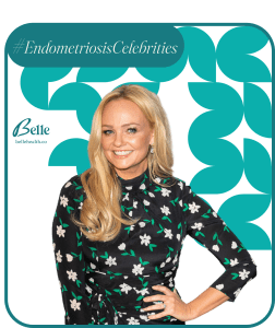 Emma Bunton Celebrities with Endometriosis