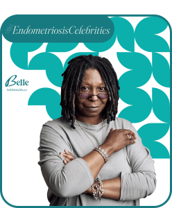 Whoopi Goldberg Celebrities with Endometriosis