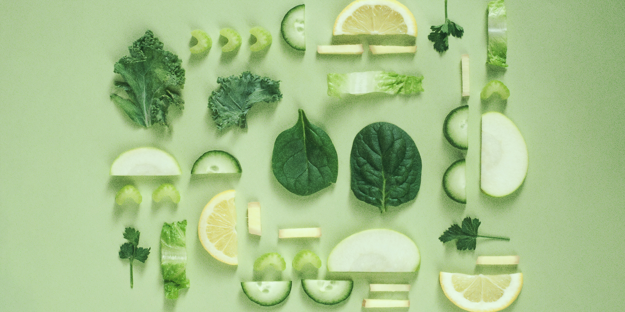 A portrait of green vegetables representing a healthy diet for managing PMDD